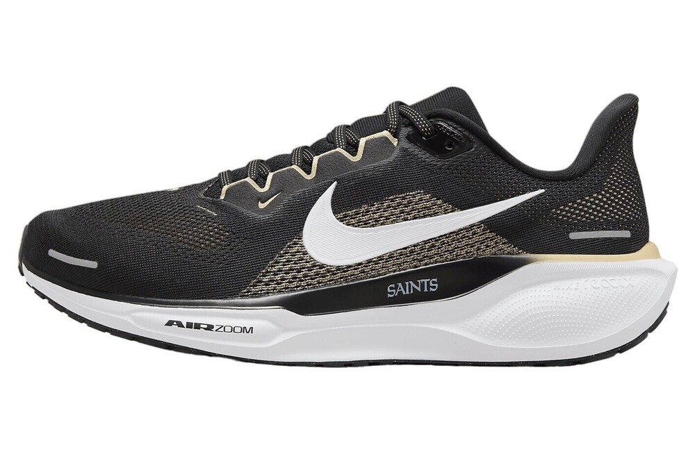 Nike Air Zoom Pegasus 41 NFL New Orleans Saints FZ5095-001 Mens Size 12.5